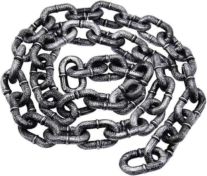 Zcaukya 6FT Halloween Plastic Chains Fake Chain Links | Amazon (US)