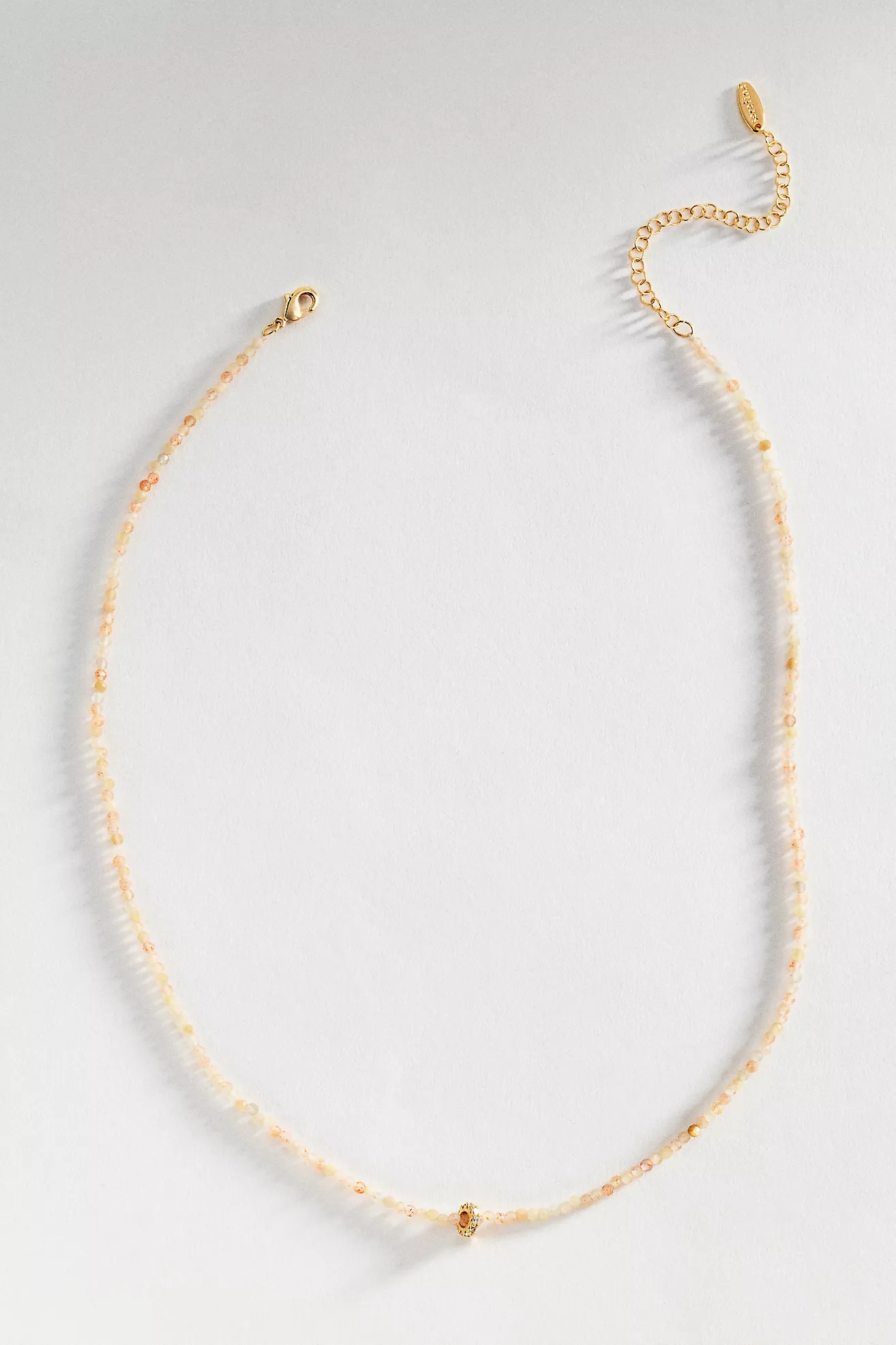 Thin Donut Beaded Necklace | Anthropologie (US)