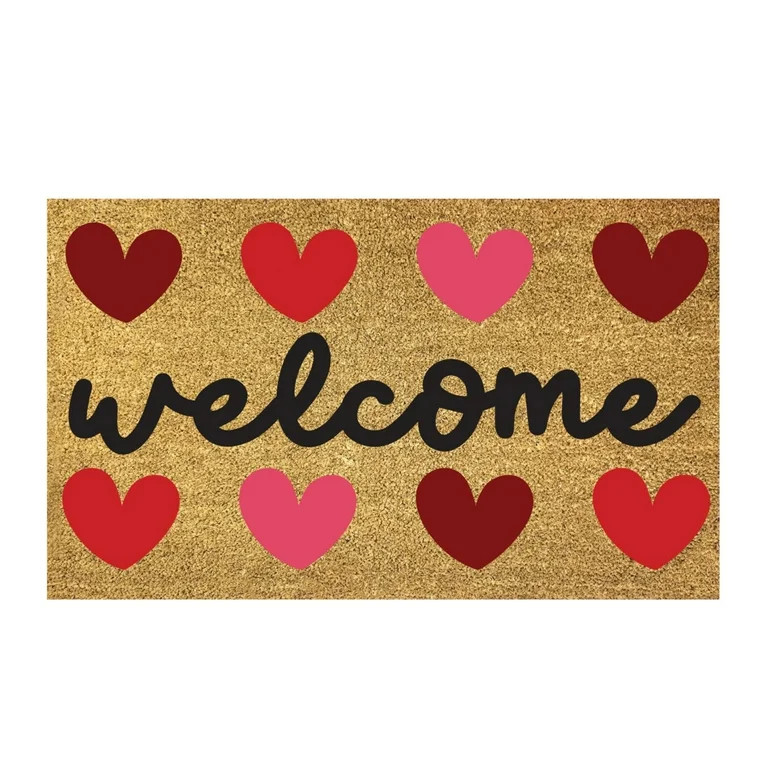 Valentine's Day Outdoor Rug Floor Mats Holiday Welcome Door Polyester Decorations For Home Decor ... | Walmart (US)
