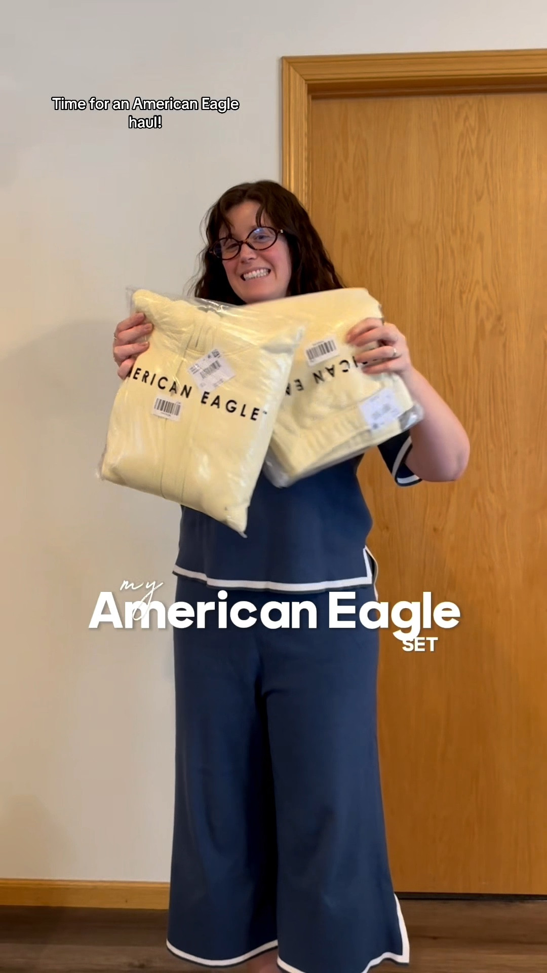 i’ve been reaching for comfy matching sets lately and this one is perfect for spring and summer ☀️ so excited to be part of the @American Eagle Outfitters  creator program #AECommunity this can be found through my bio #matchingset #loungewear #loungeset #wfhmom 

#LTKootd #LTKMidsize #LTKmomlife