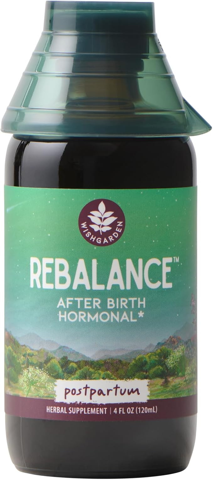 WishGarden Herbs ReBalance After Birth Hormonal - Plant-Based Herbal Supplement with Vitex Berry ... | Amazon (US)
