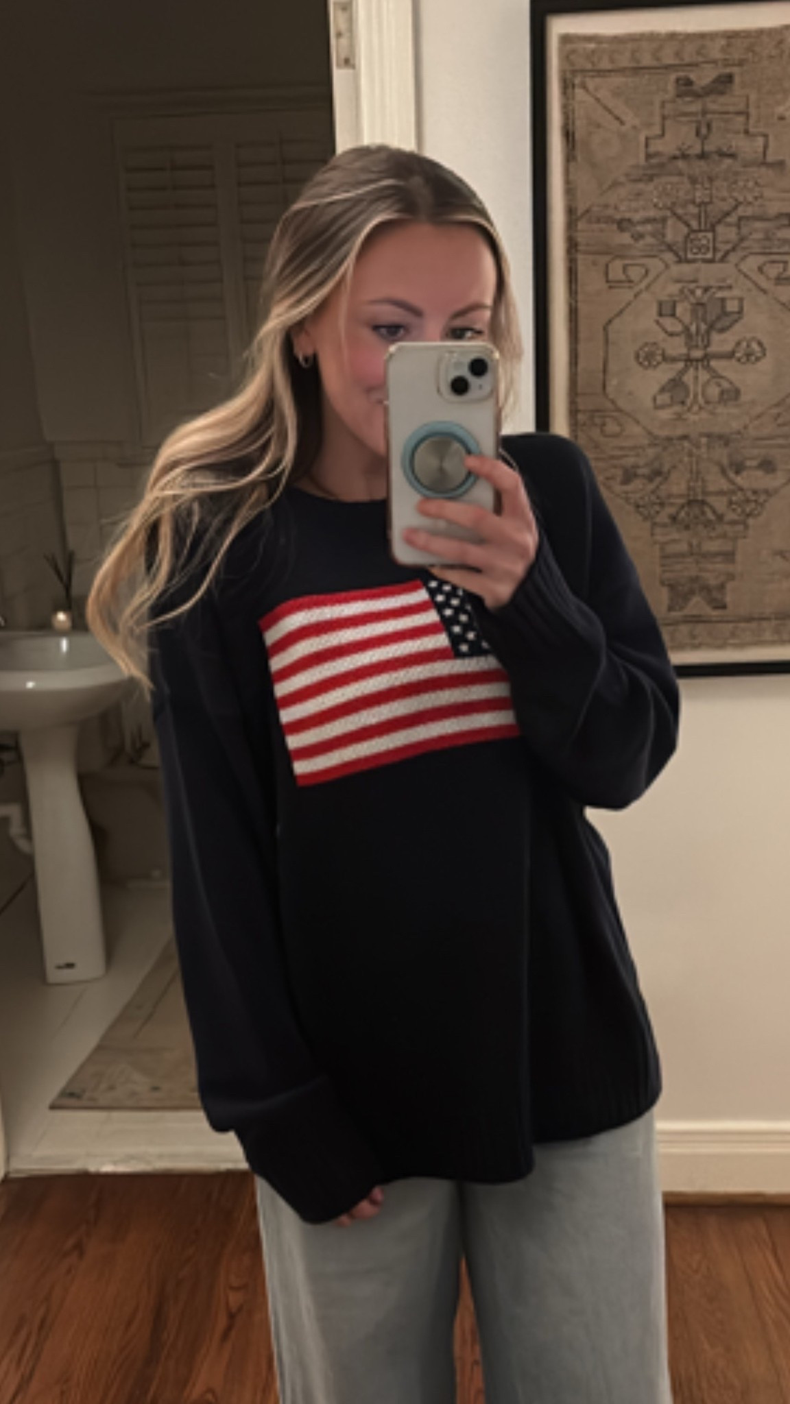 There’s nothing i love more than an oversized sweater that’s light enough to wear in the spring/summer 🤝 10/10 dupe of the Ralph Lauren flag sweater 🇺🇸 (linked both) im wearing the Target dupe in size Medium - perfect to throw on with jean shorts for Memorial Day weekend or 4th of July! 

#LTKU #LTKPetite #LTKStyleTip