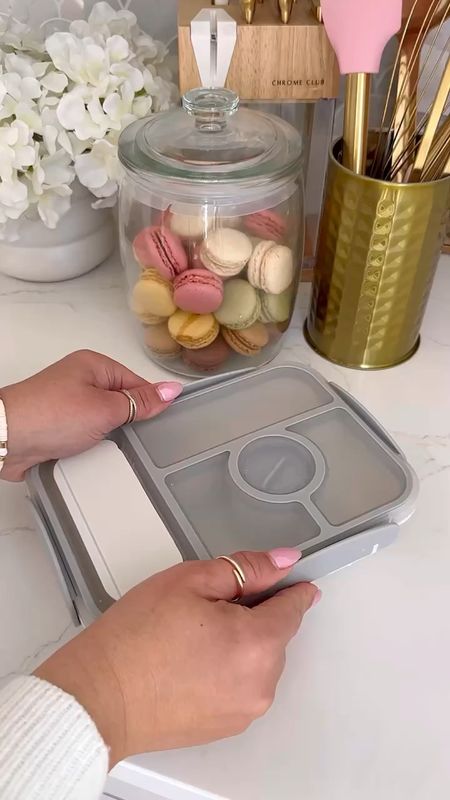 Anyone else a snacker?! I LOVE snacks lol! But I also track my macros and find that it so easy to just grab a handful of a certain snack throughout the day. I have been using this Bento lunch container for snacks for when I leave the house on long car rides, but I’ve been loving using it for every day too! This is perfect for kids as well, and great for packing snacks for the beach and the park! The lid is airtight so no leaks. 🙌

#LTKtravel #LTKVideo #LTKhome