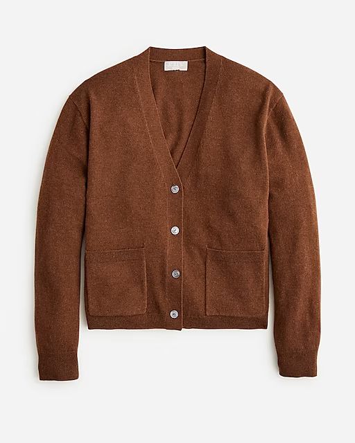 Cashmere patch-pocket cardigan sweater | J.Crew US
