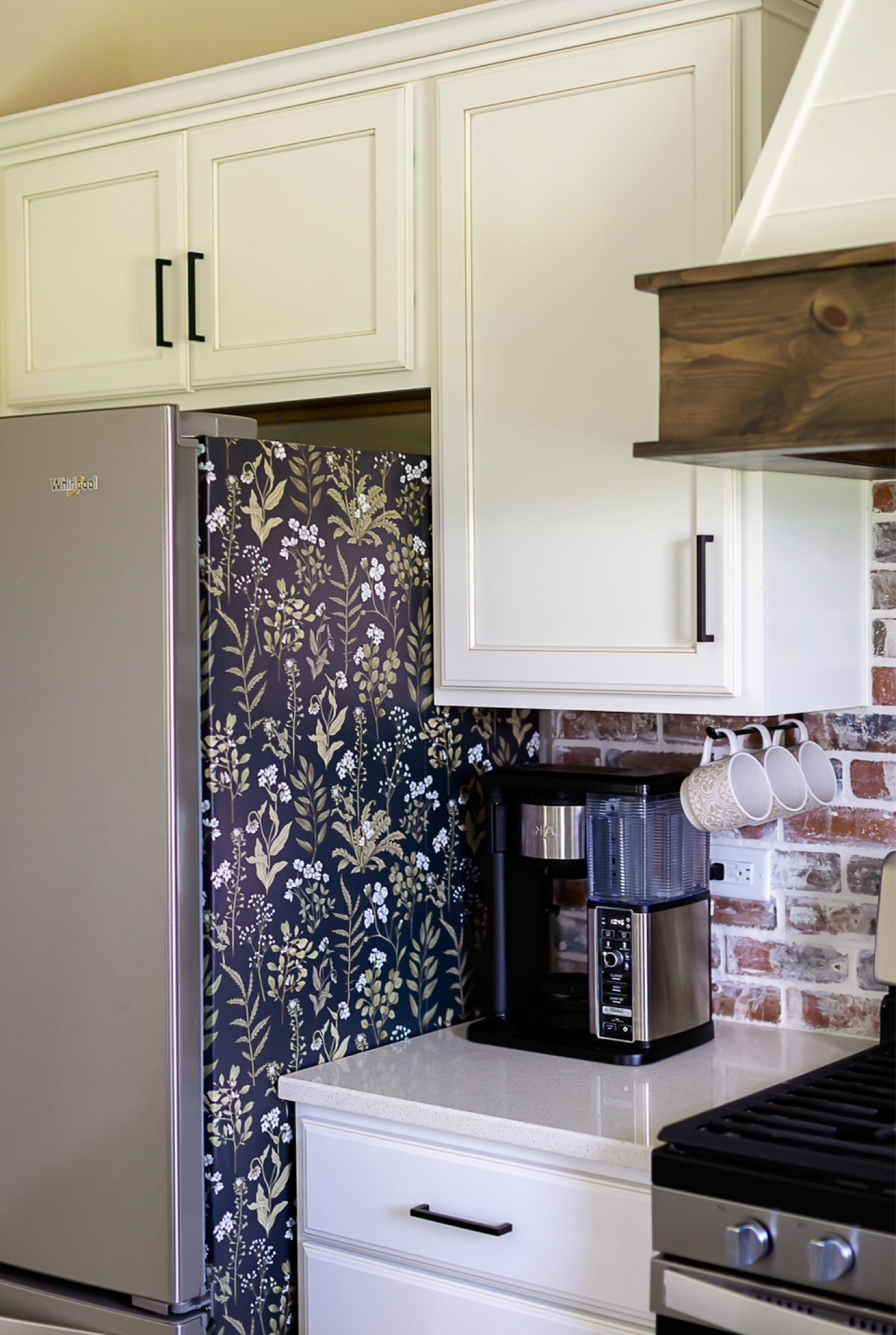 I used peel and stick wallpaper for the side of my fridge!

#LTKStyleTip #LTKHome
