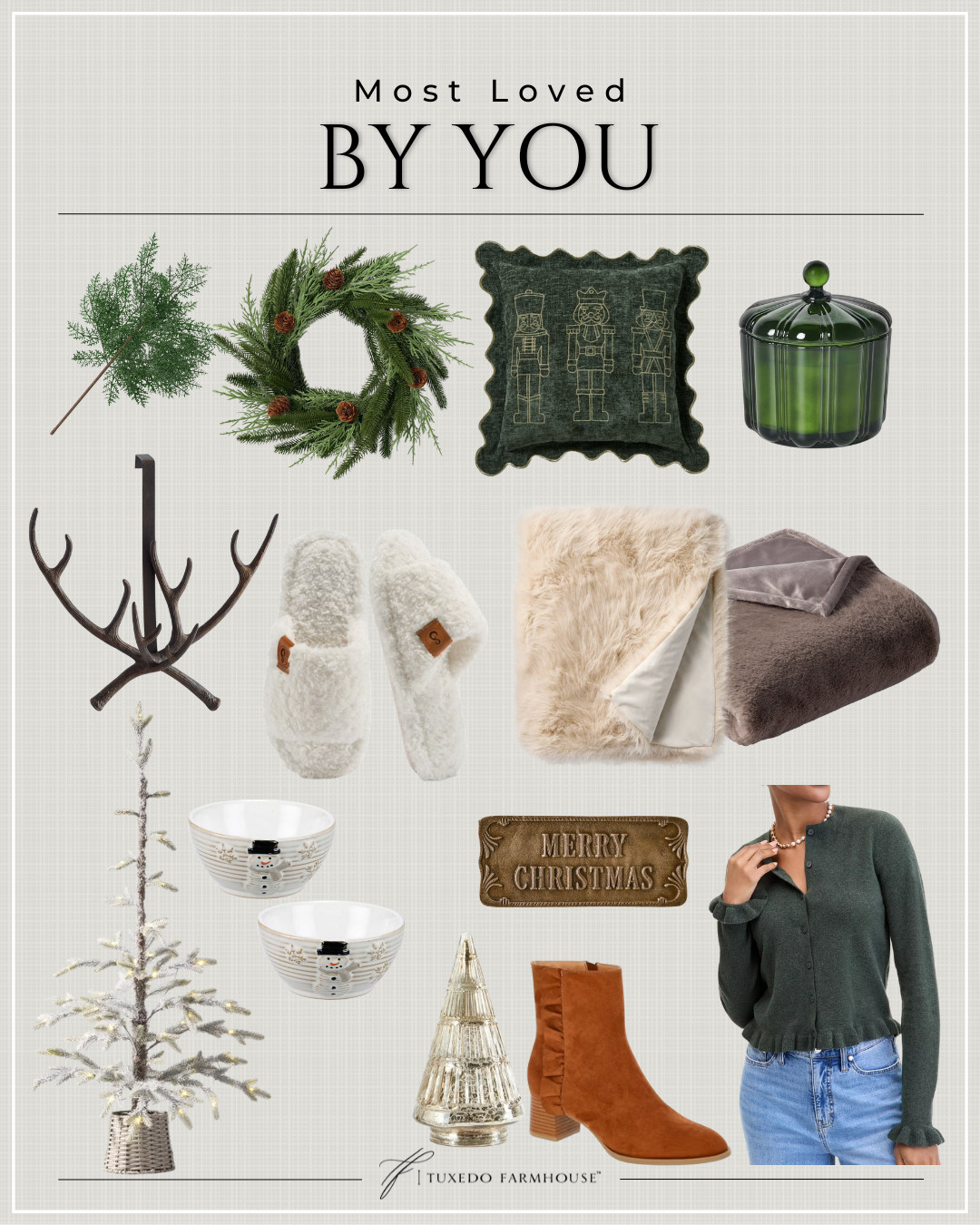 Most Loved by You

Which one was your favorite this week?

Seasonal, home decor,winter, accent chairs, rugs, wall art, frames, pillows, lamps, baskets, candles, books, coffee tables, ottomans, trays, bowls, consoles, accent tables
 

 #LTKHoliday #LTKSeasonal #LTKHome