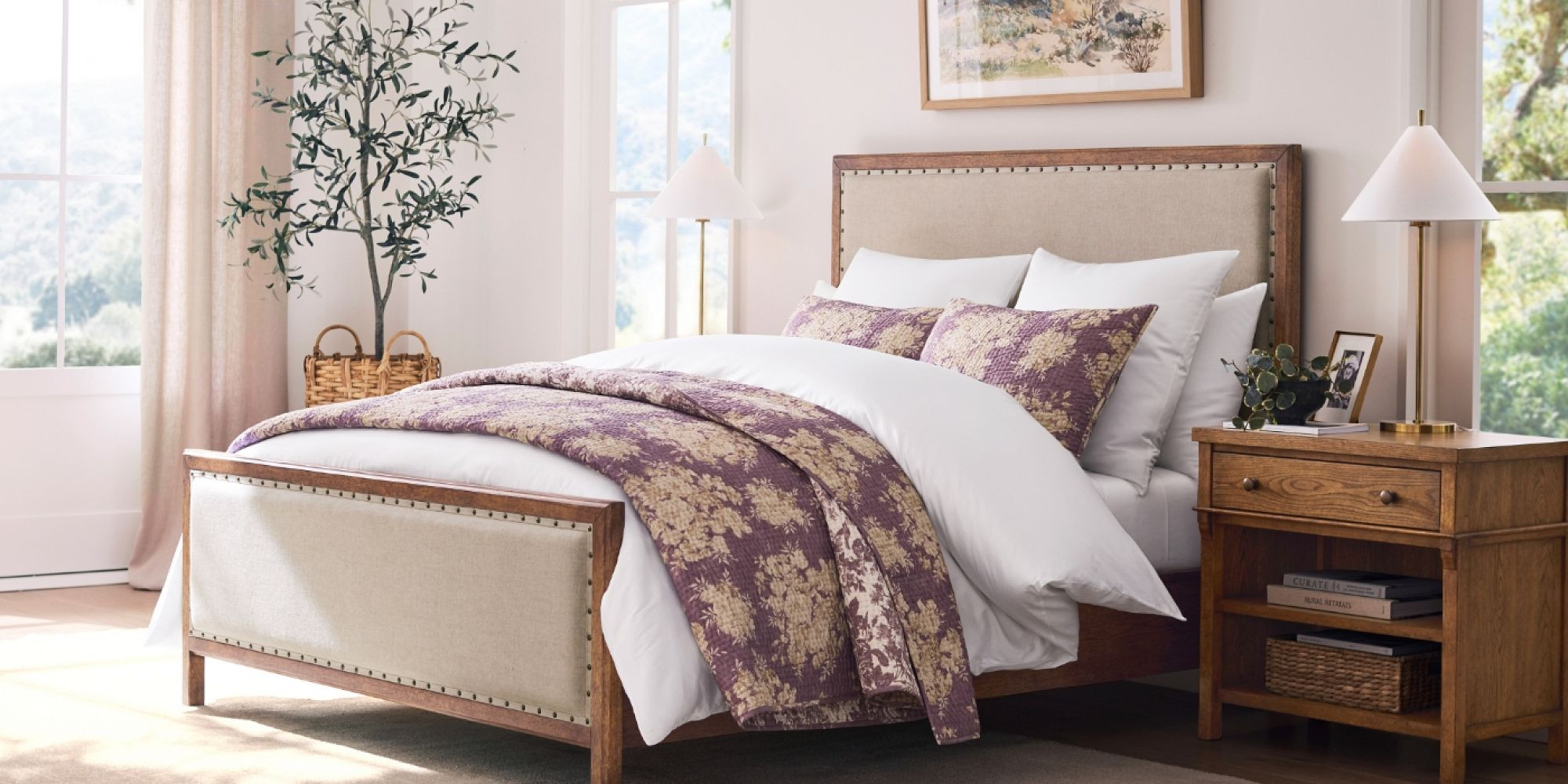 Juliette Toile Handcrafted Reversible Pick-Stitch Quilt | Pottery Barn (US)