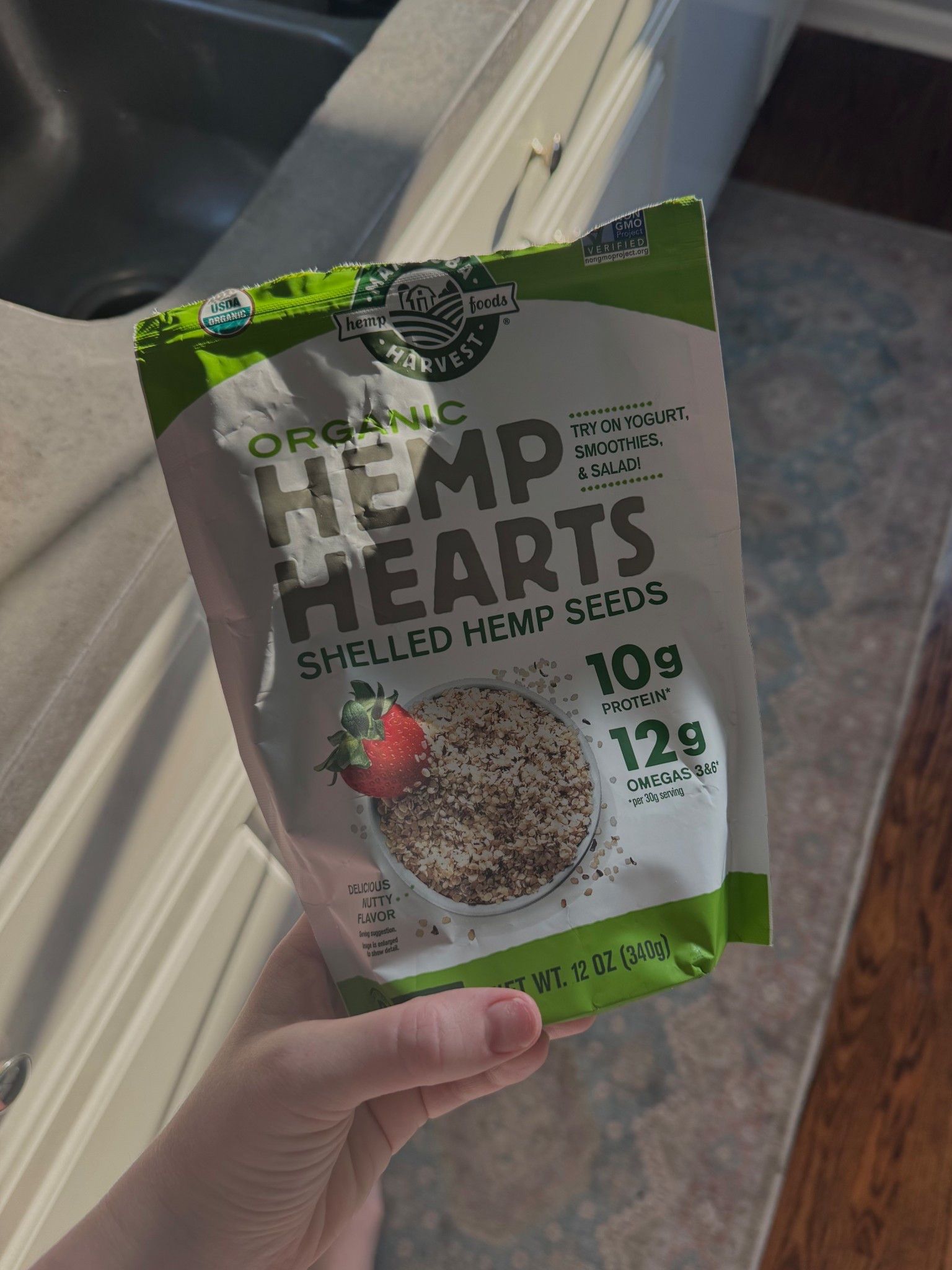 I use on salads, smoothie bowls, in protein balls & more!!