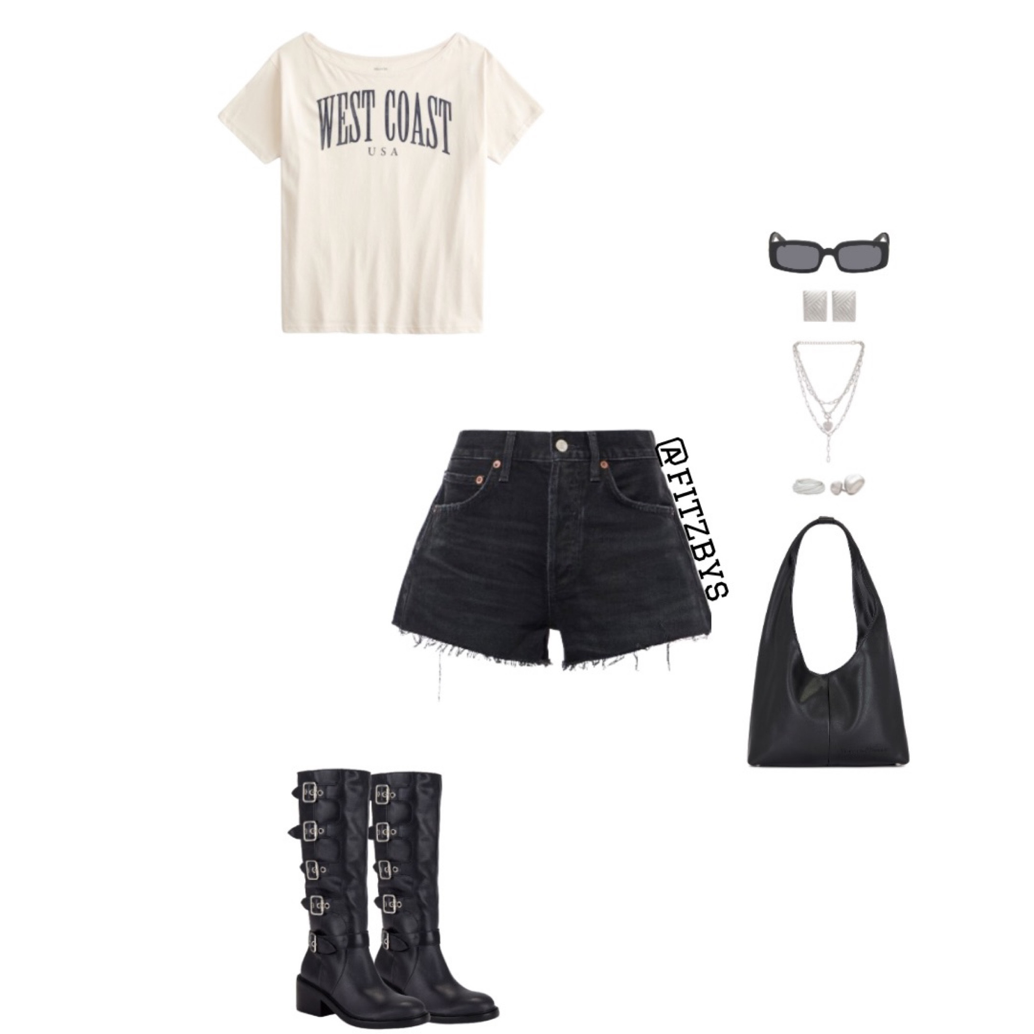 Off shoulder + black denim shorts fit

Tshirt, off shoulder top, graphic tee, cream tshirt, , jorts, jeans shorts, black shorts, black denim shorts, denim shorts, short outfit, shorts, shorts outfit, boots, buckle boots, black boots, black sunglasses, black shoulder bag, silver jewelry, summer clothes, summer outfits, vacation outfit, concert outfit, outfit idea, style tip, spring outfit. Cute top, cute outfit, Trendy outfit, 2024 outfit ideas, cute summer outfit. 

#virtualstylist #outfitideas #outfitinspo #trendyoutfits # fashion #cuteoutfit #summeroutfit #shorts #denimshorts  #summerclothes #summerstyle #cutesummeroutfit 


#LTKsummer #LTKstyletip #LTKcanada
