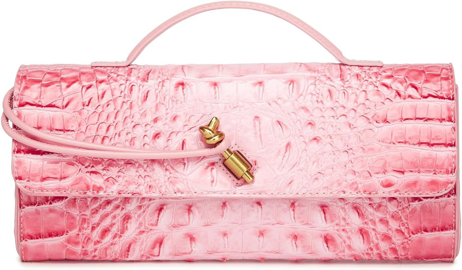 Trendy Women Crocodile Evening Clutch Purse Crossbody Shoulder Handbag Cute Vegan Leather Satchel... | Amazon (US)