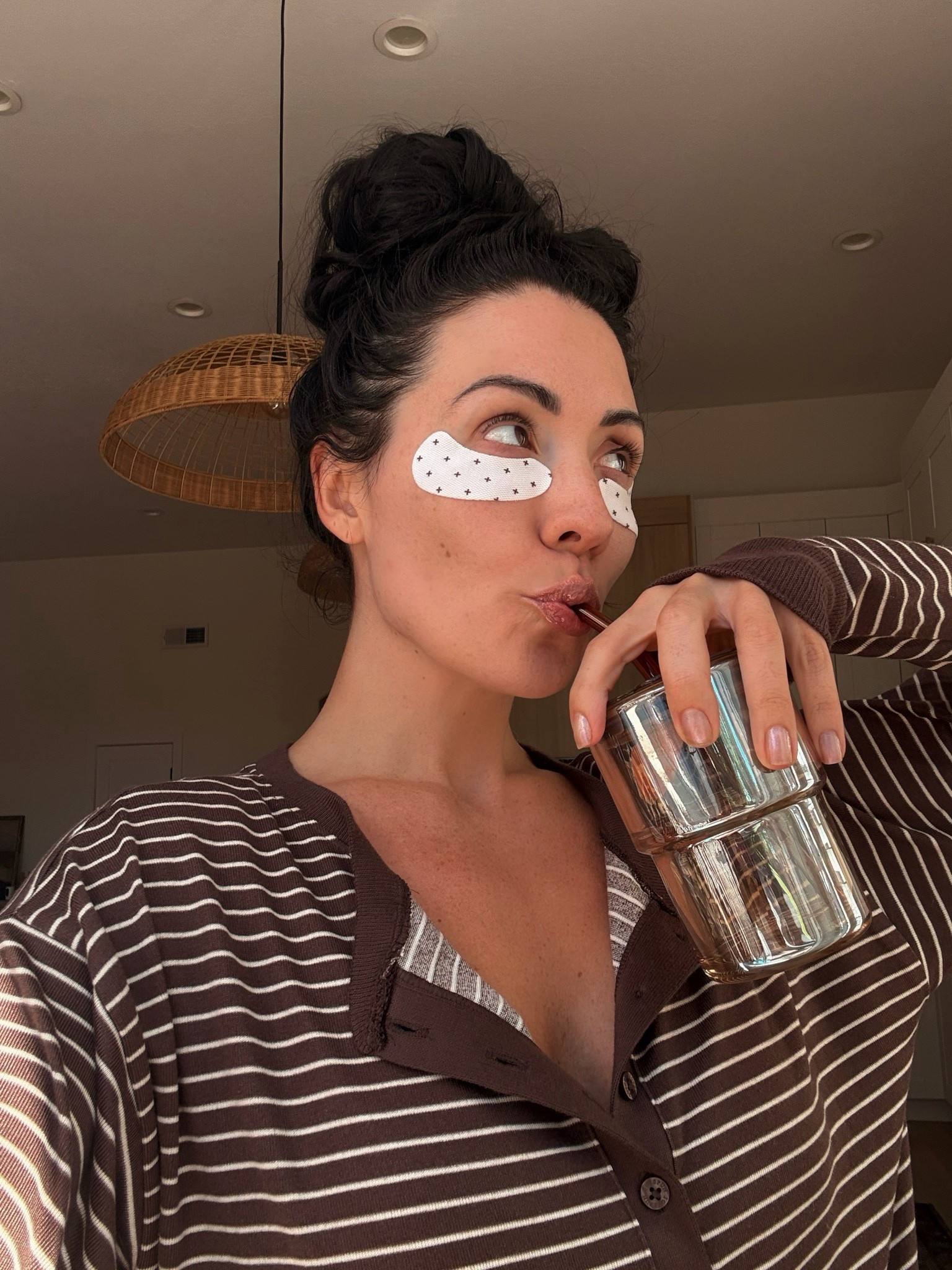 Slow morning essentials! 
Luxunfiltered eye patches 
Amazon glass cups 
Walmart lounge set

#LTKmorningroutine #LTKdayinmylife #LTKselfcare