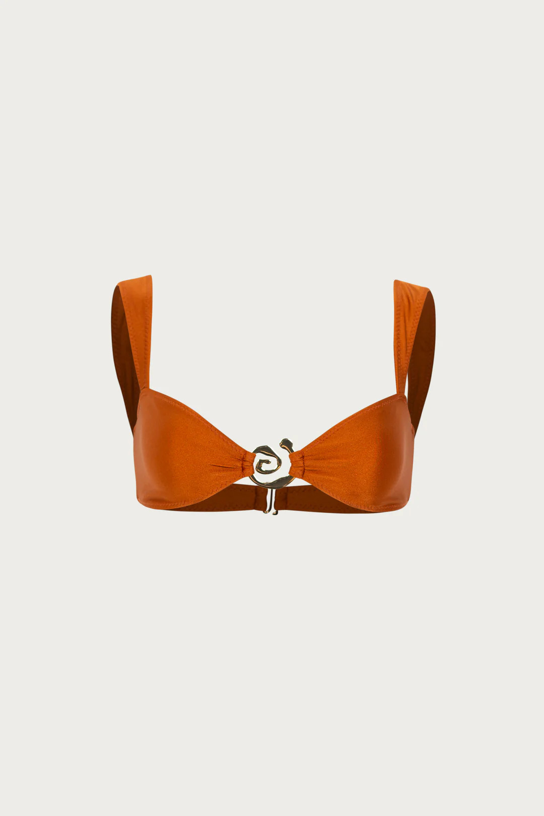 Spiral Bandeau Top (Copper) | SAME