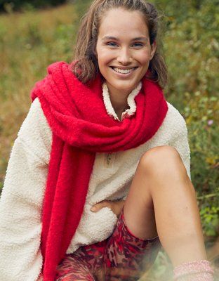 Aerie Twill Scarf | American Eagle Outfitters (US & CA)