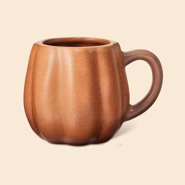 12oz Stoneware Pumpkin Figural Mug - Spritz™ | Target