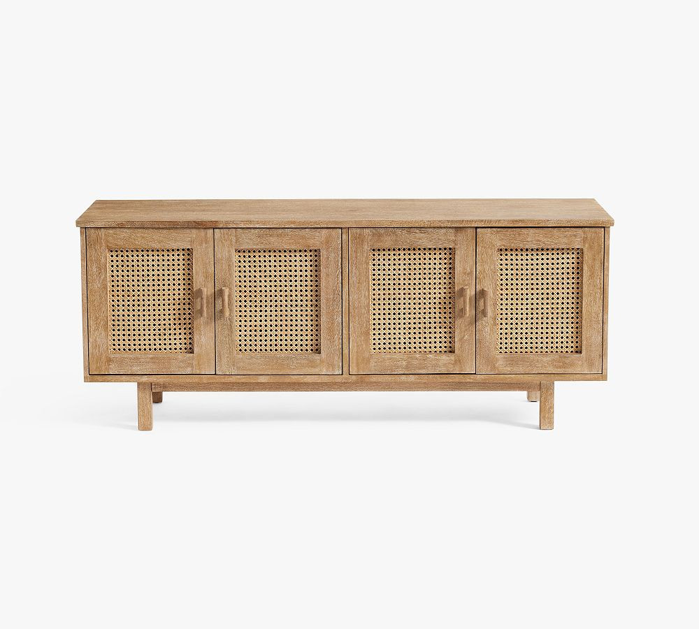 Tiburon Cane Media Console (60") | Pottery Barn (US)