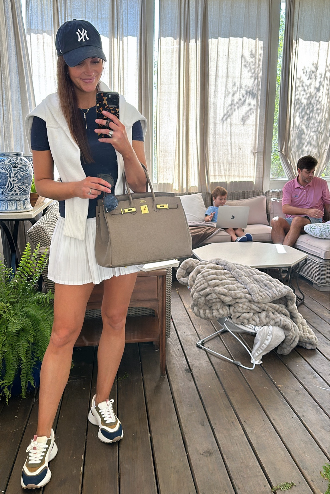 $25 pleated tennis skirt with lined shorts + $15 Walmart tennis shoes - pumpkin patch bound 🎃 

#LTKShoeCrush #LTKFindsUnder100 #LTKFindsUnder50