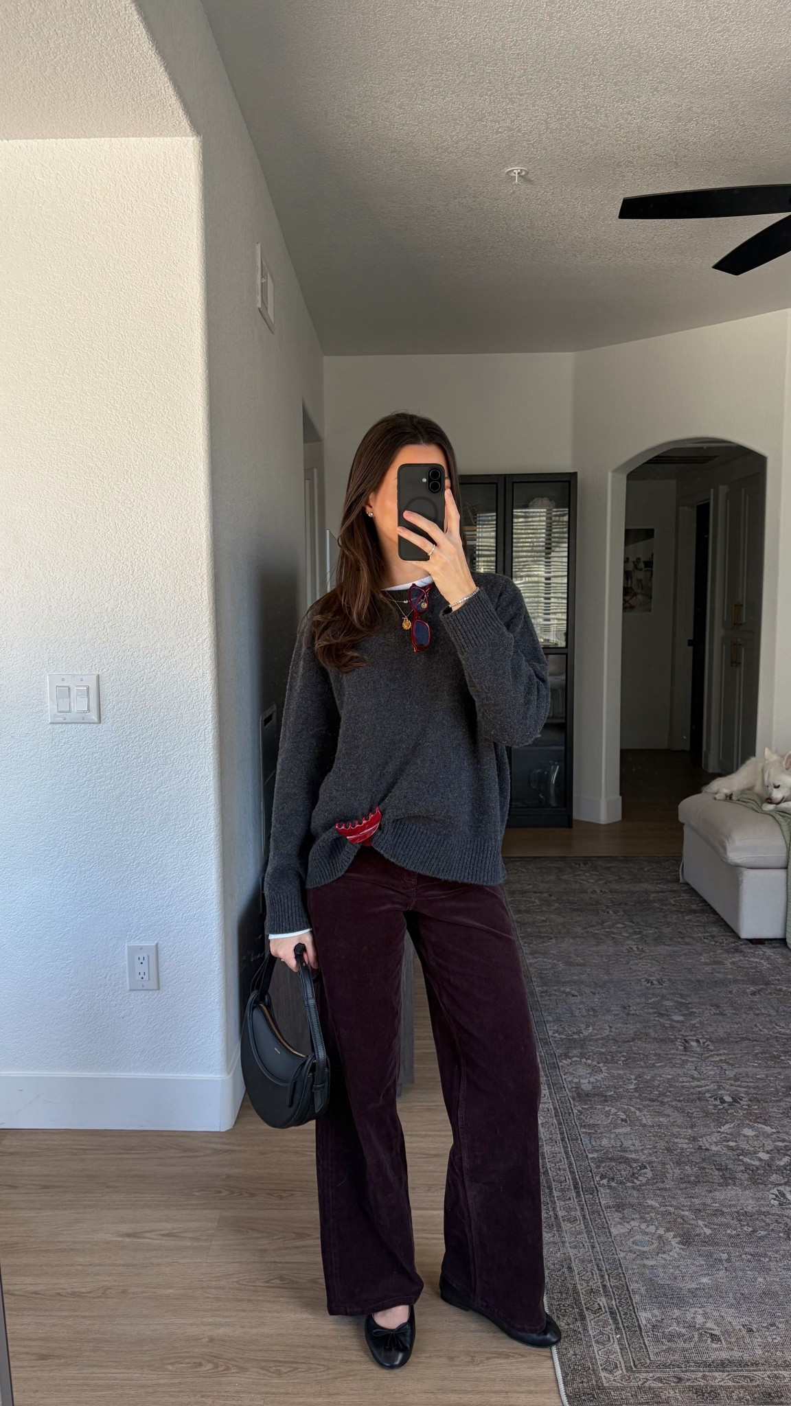 I’m 5’7” wearing size XS in the corduroy pants (linking similar ones too) and S in the top! 

#LTKSeasonal #LTKootd