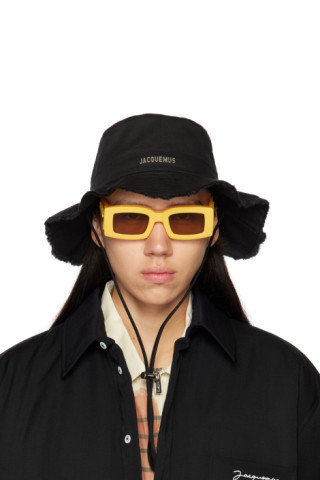 Black 'Le Bob Artichaut' Bucket Hat | SSENSE