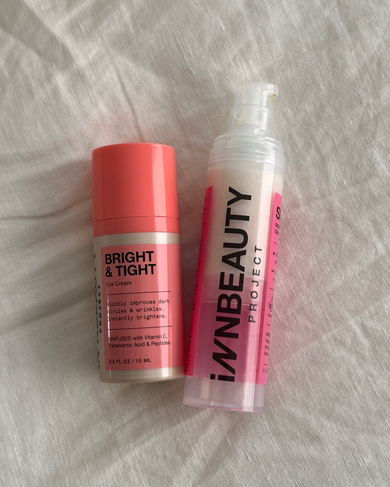 New eye cream from inn beauty - brightens under eye while reducing fine lines and wrinkles. Paired with another fave: slushy! A super hydrating Derek moisturizer 

#LTKunder50 #LTKbeauty