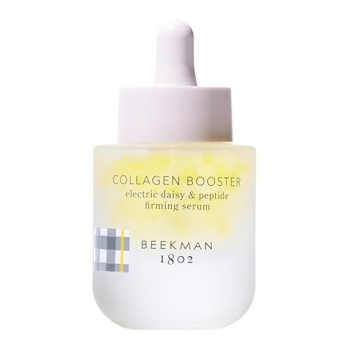 Beekman 1802 Collagen Booster Electric Daisy & Peptide Firming Face Serum - Fragrance Free - 1 fl oz - Boosts Collagen Production & Tightens Skin - Good for Sensitive Skin - Cruelty Free | Amazon (US)