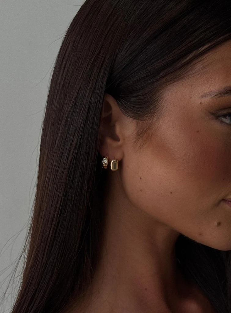 Florenzia Earring Pack Gold | Princess Polly US