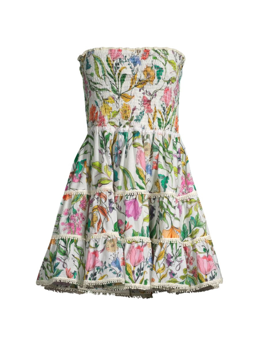 Wren Strapless Cover-Up Minidress | Saks Fifth Avenue