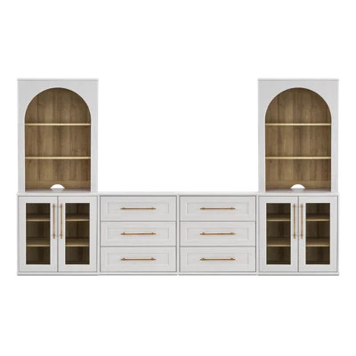 Danika 4 Piece Entertainment Center With Storage | Wayfair North America