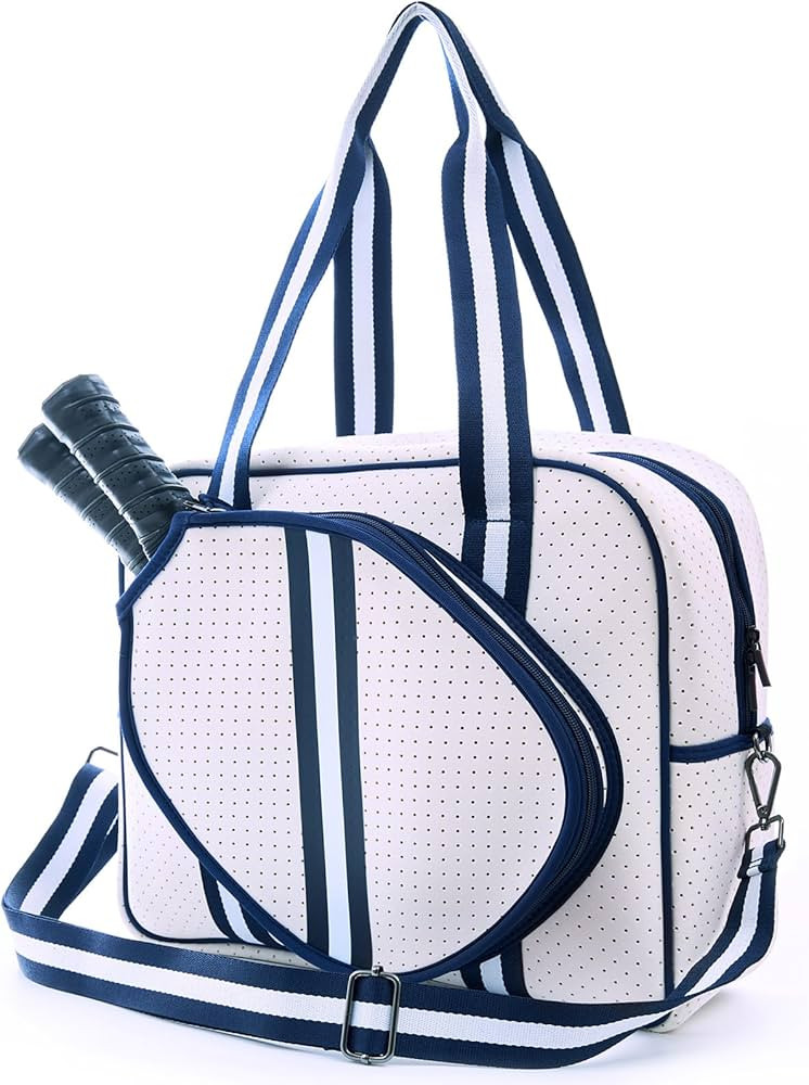 Cute Pickleball Bags for Women and Men,Pickle Ball Bag Tote for Women,Pickleball Sling Bag for Wo... | Amazon (US)