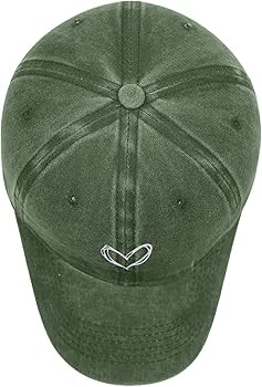 Vintage Heart Embroidered Baseball Cap Distressed Adjustable Hat for Women Low Profile Dad Hats U... | Amazon (US)