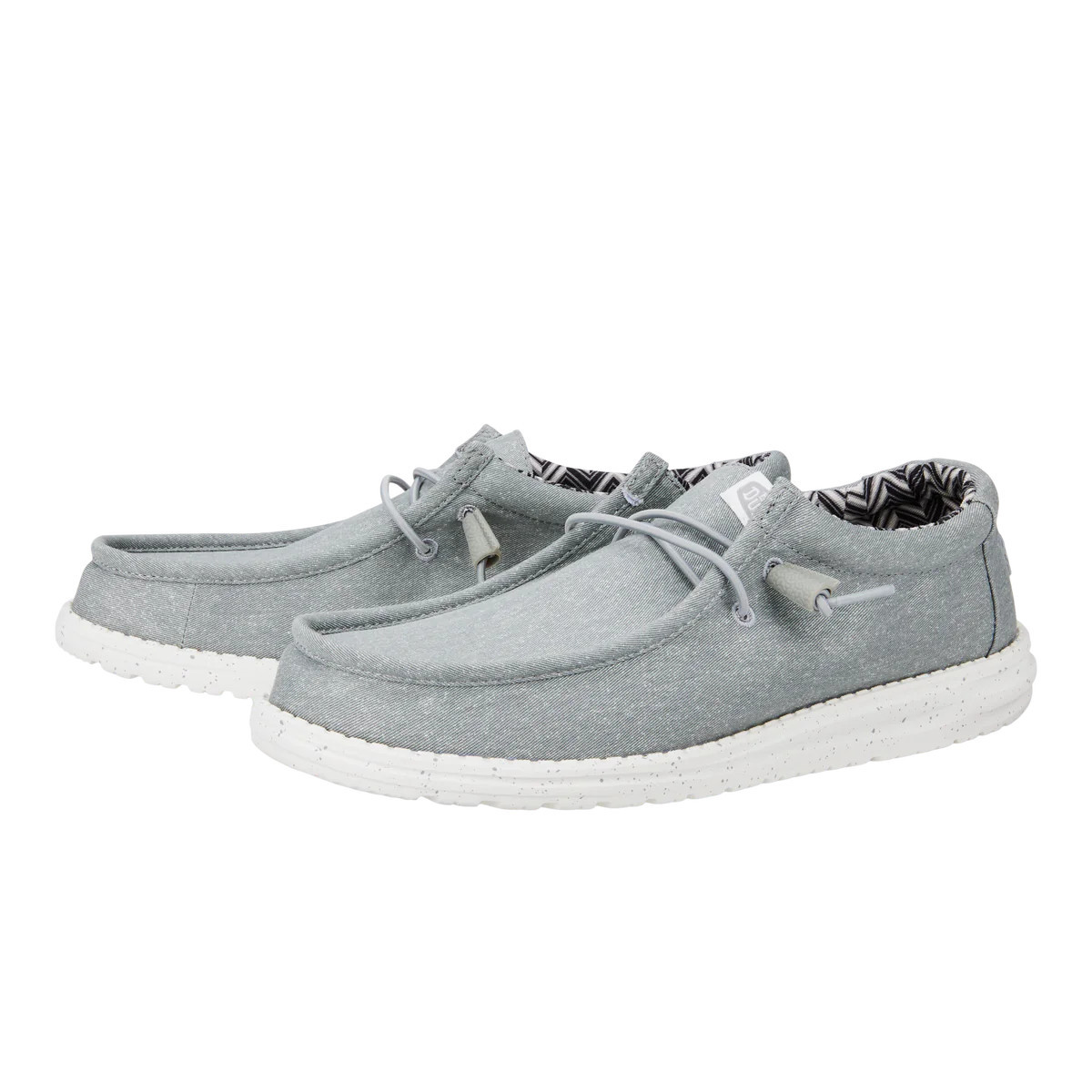 Wally Stretch Canvas - Light Grey | HEYDUDE