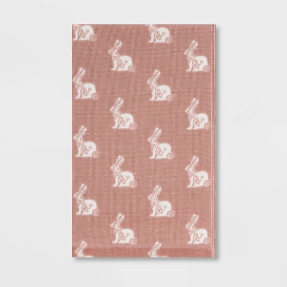 All Over Bunny Hand Towel Pink - Threshold™ | Target