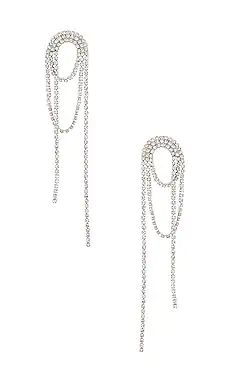 Amber Sceats Diamond Dangle Earring in Silver from Revolve.com | Revolve Clothing (Global)