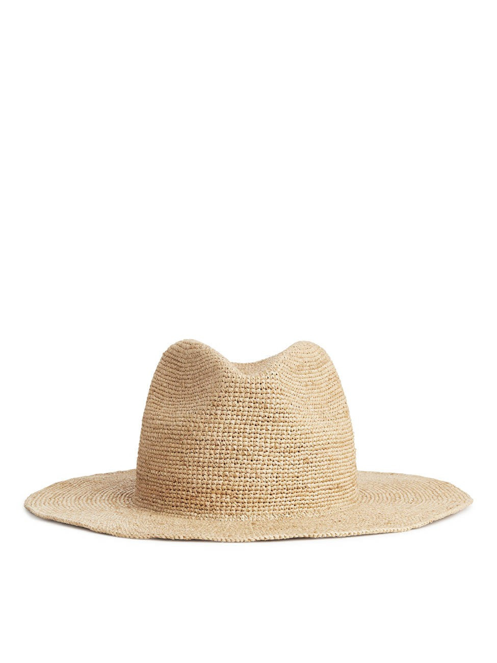 Straw Fedora Hat - Beige - ARKET GB | ARKET (US&UK)