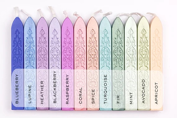 NEW COLORS! Jewel Tone Wick Sealing Wax | Etsy (US)