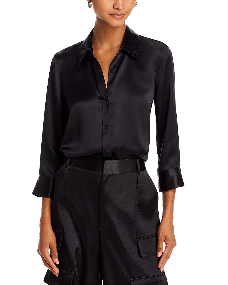 L'Agence Dani Silk Charmeuse Blouse | Bloomingdale's (US)