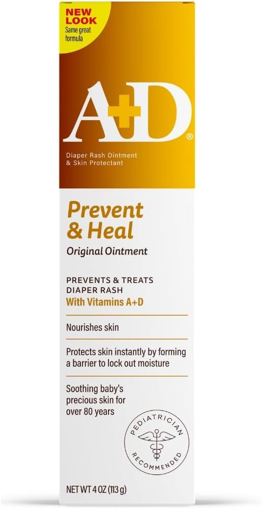 A+D Original Diaper Rash Ointment Prevents & Treats Diaper Rash, Moisturizing Skin Protectant wit... | Amazon (US)
