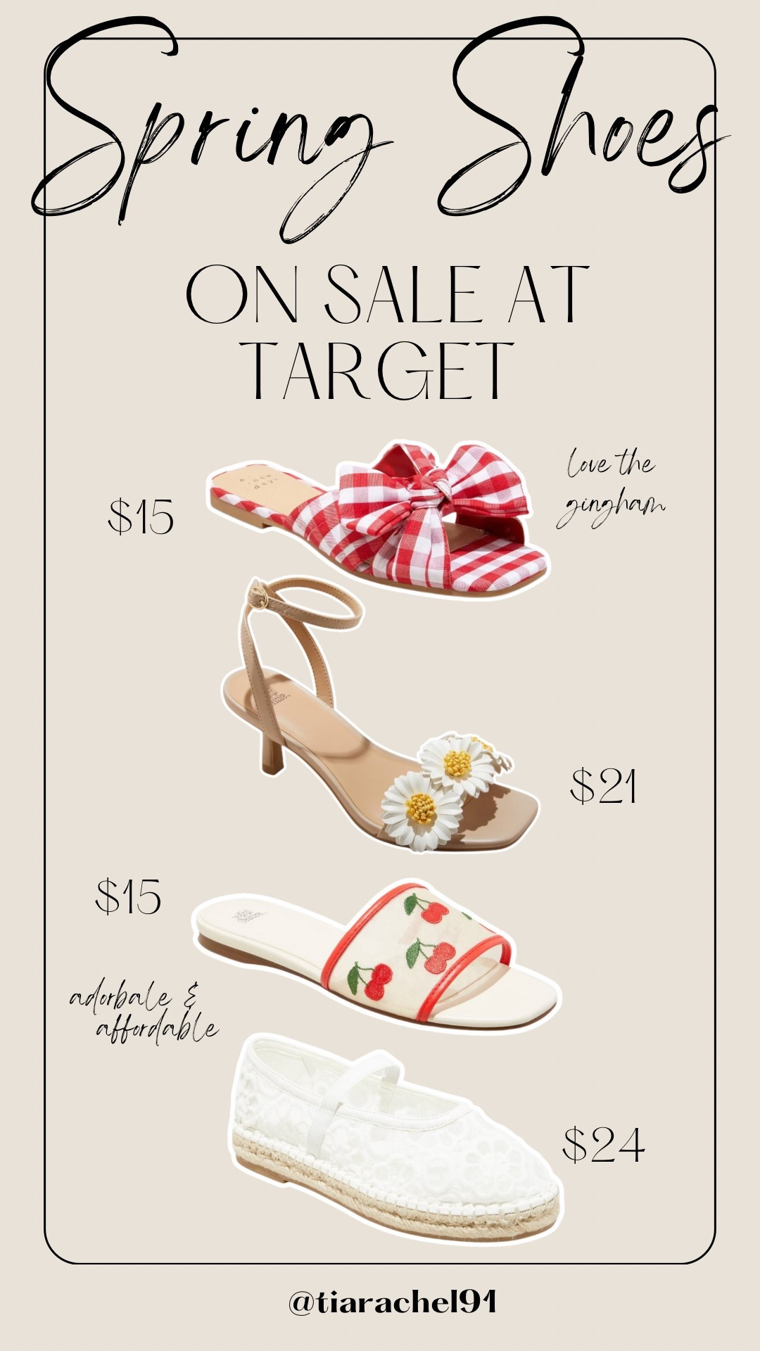 How stinkin cute and girly are these target new arrivals?? All 40% off too TODAY ONLY 

#LTKShoeCrush #LTKSeasonal #LTKSaleAlert