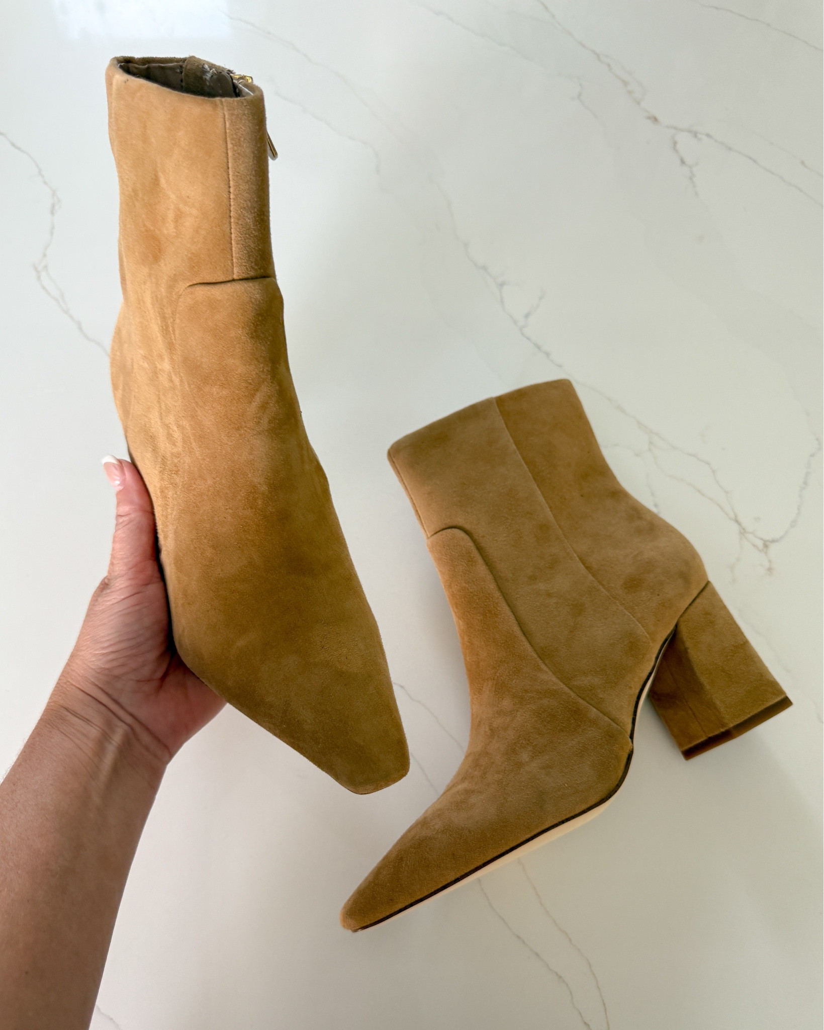 These Scottie Block Heel Booties from Sam Edelman in cypress tan are gorgeous for fall!

#LTKmomlife #LTKSeasonal