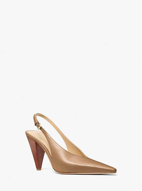 Electra Leather Slingback Pump | Michael Kors US
