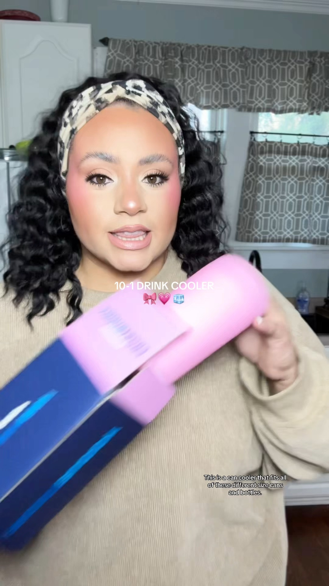 didn’t know I needed a 10-in-1 drink cooler until I tried this 🤯 keeps cans AND bottles cold and the pink is so cute 💗 #frostbuddy #drinkcooler #momfinds 

#LTKSpringSale #LTKmomlife