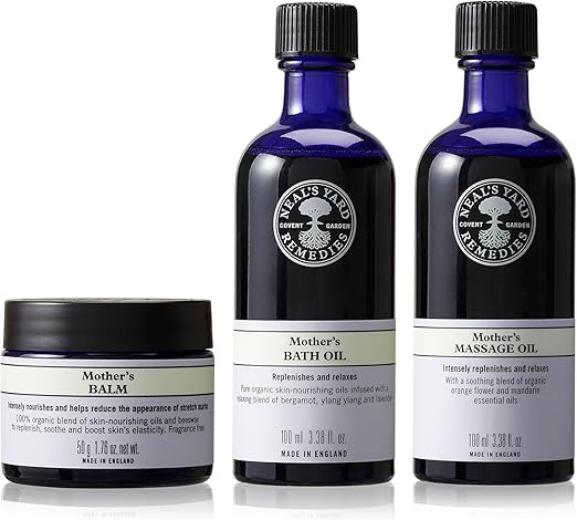 Neal's Yard Remedies Mother Collection, Gift Set For New Mums, Massage Oil, Bath Oil & Body Balm,... | Amazon (UK)