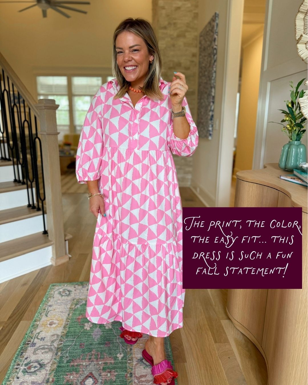 The print, the color, the easy fit… This dress is such a fun fall statement!

#LTKootd #LTKSeasonal #LTKgrwm