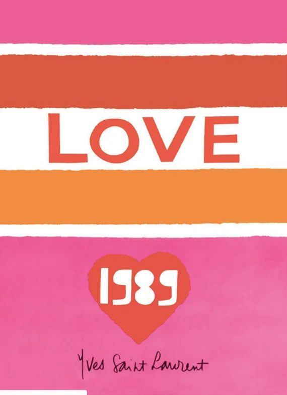 Yves Saint Laurent 'LOVE 1989' Edition  YSL Fashion | Etsy | Etsy (US)