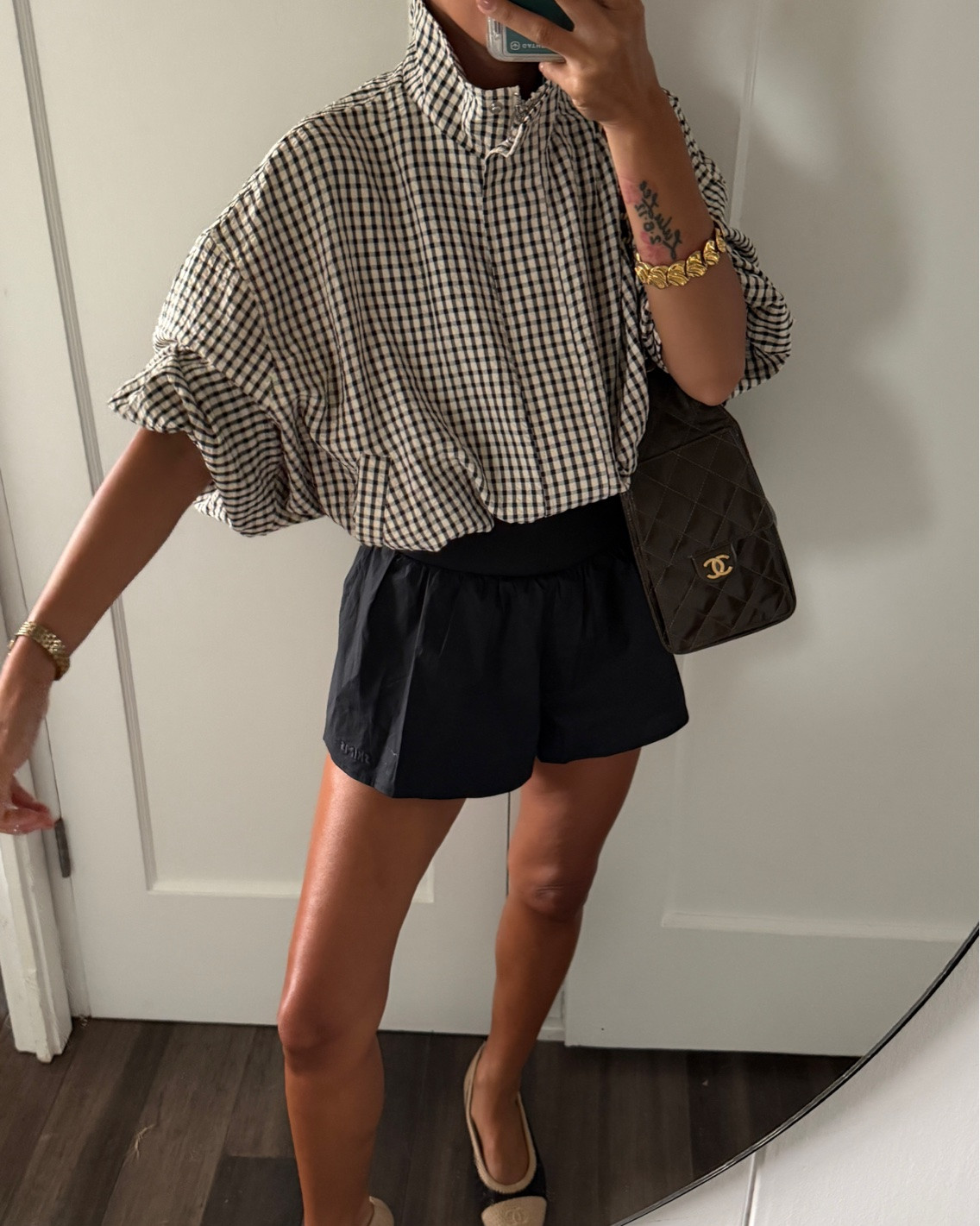 THE sweater of fall. I really love it.

Wearing xs jacket, xxs shorts. Used the garter to make the jacket a little cropped, second photo shows it without!

#LTKootd #LTKOver40 #LTKPetite