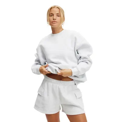 COTTON ON BODY Women's Active Plush Crew Sweatshirt in Black at Nordstrom, Size Small | Nordstrom