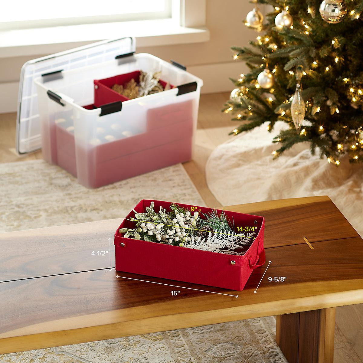 Bin Drop-In Ornament Tray | The Container Store