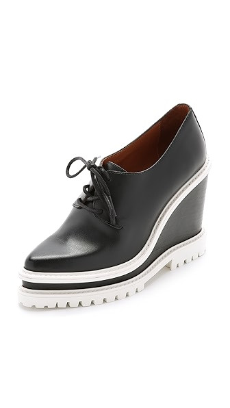 Swear Anita 3 Wedge Oxfords - Black | Shopbop