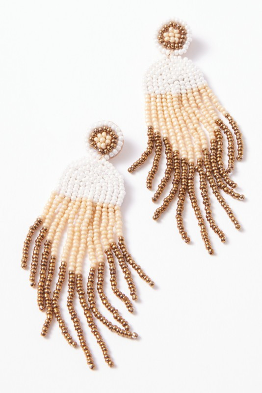 EVEREVE Luca Beaded Tassel Earring | EVEREVE | Evereve
