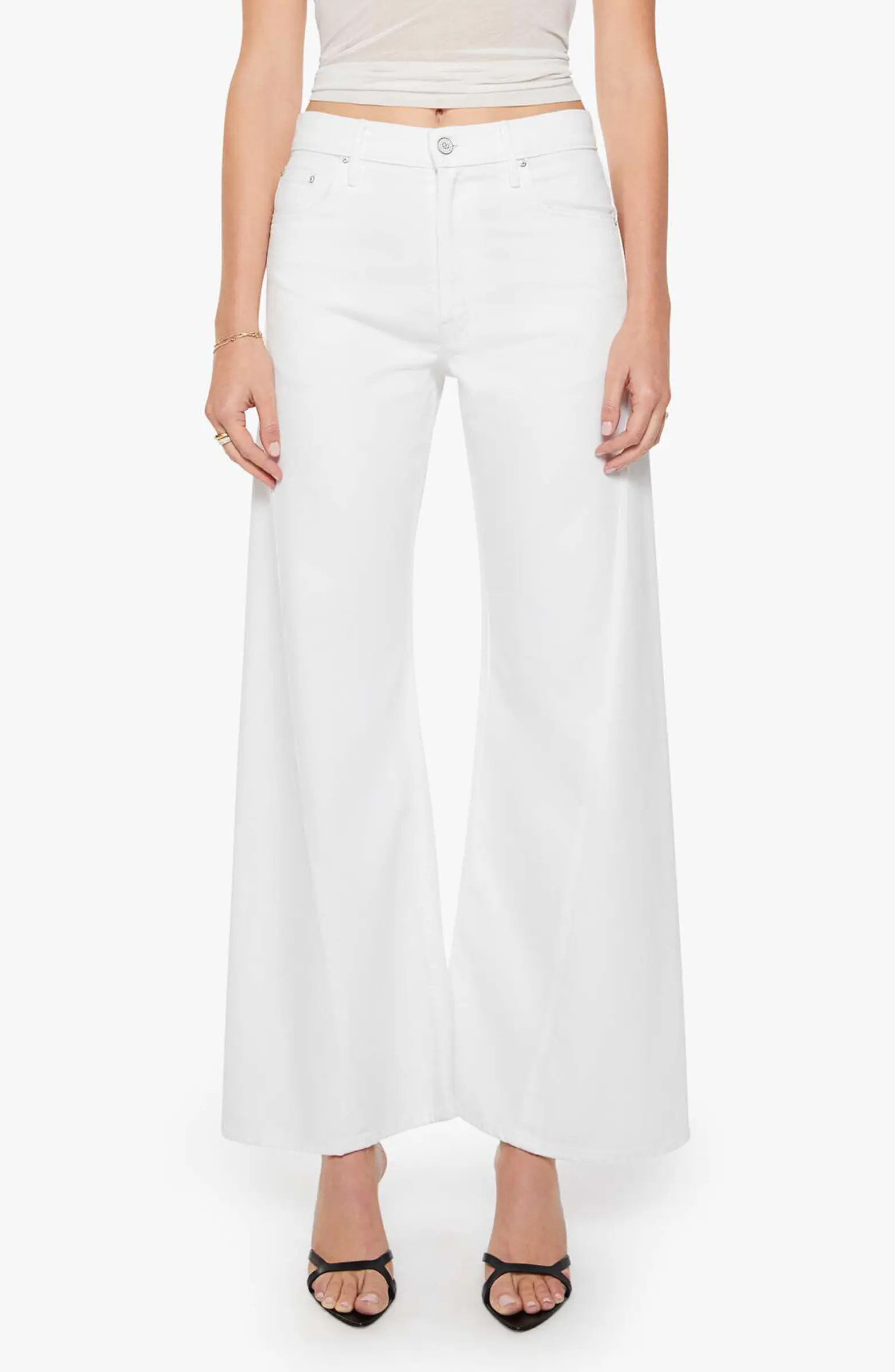 MOTHER Lemon Twist High Waist Wide Leg Jeans | Nordstrom | Nordstrom