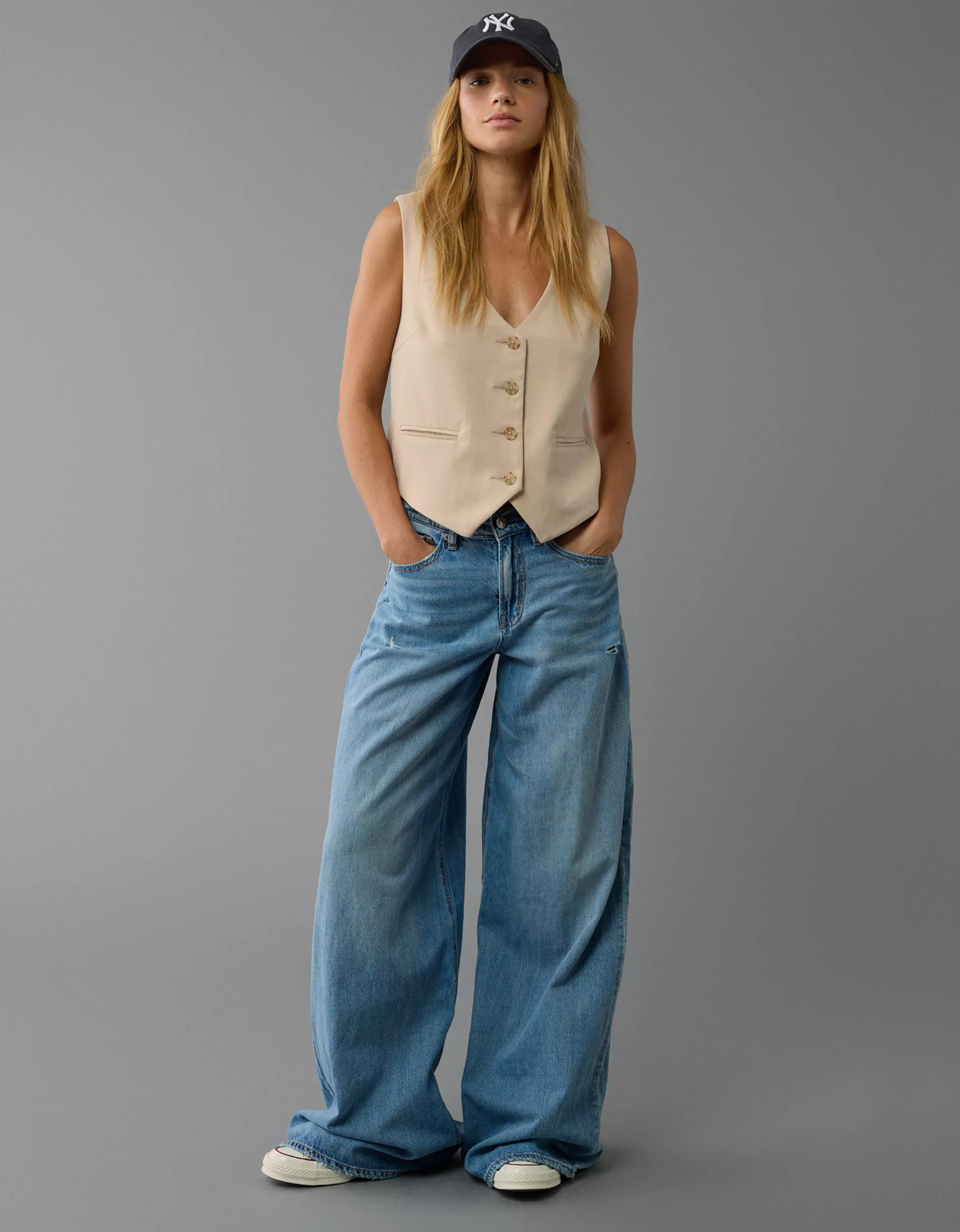 AE Oversized Vest | American Eagle Outfitters (US & CA)